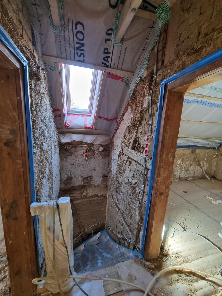 Fensterlaibung im Fachwerk – Projektfoto von Cumia Putzwerk