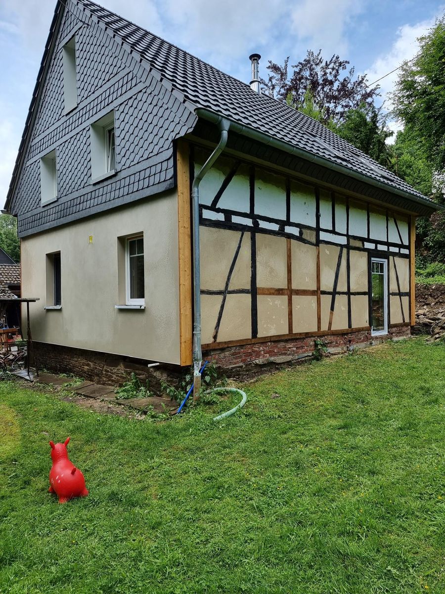 Saniertes Fachwerkhaus – Projektfoto von Cumia Putzwerk